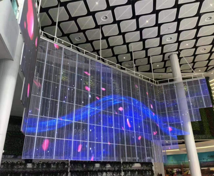 Transparent led display